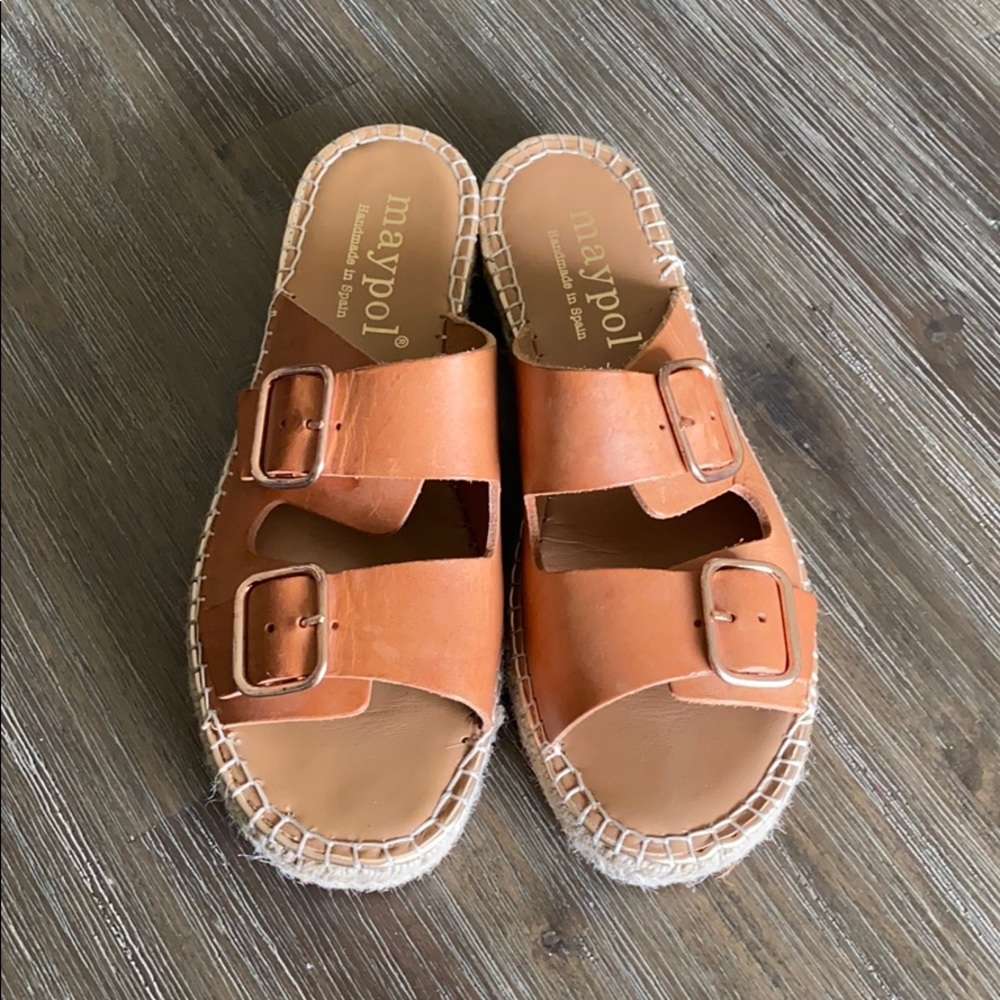 Maypol leather espadrilles